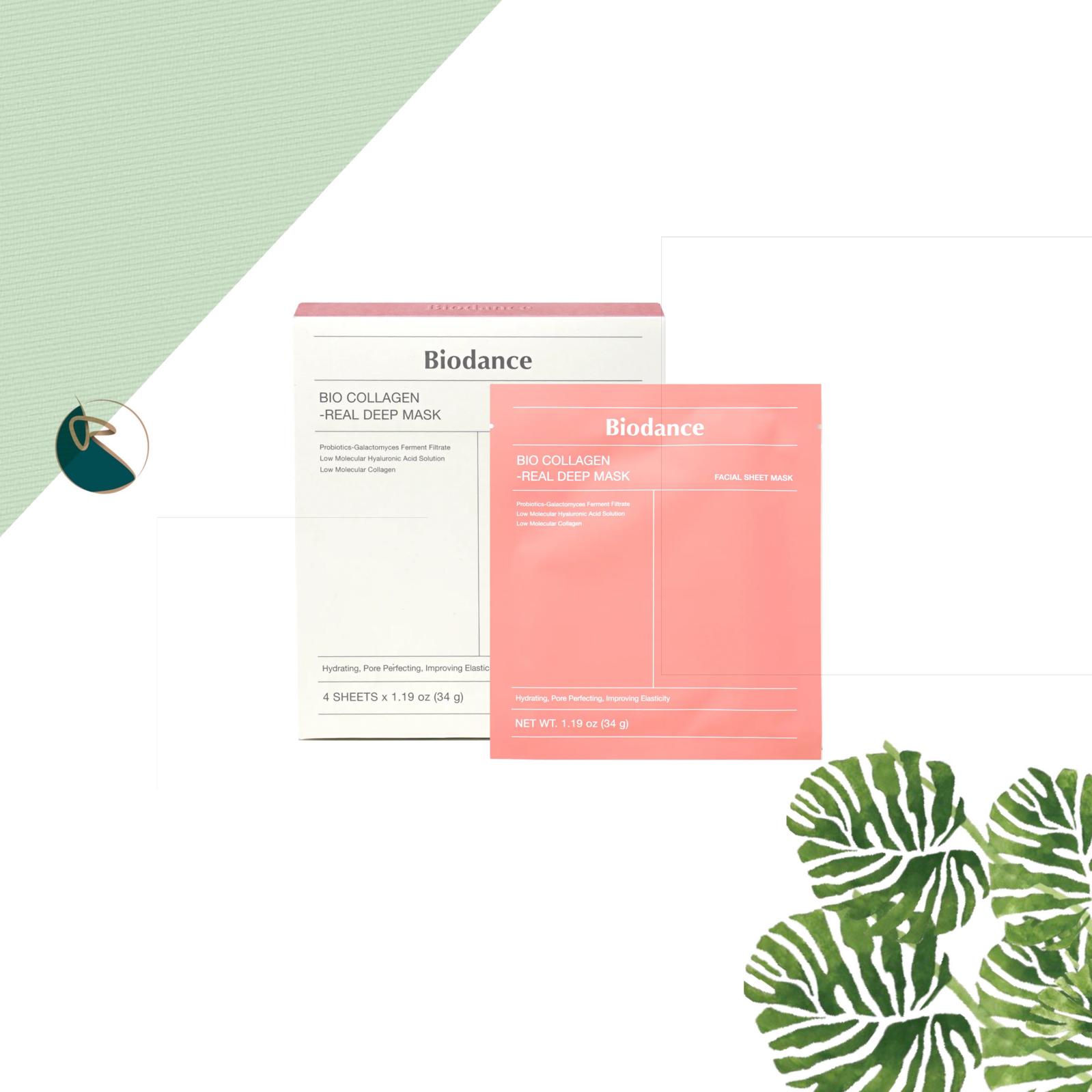 Biodance Bio Collagen Real Deep Mask Sheets 4Pcs 136g